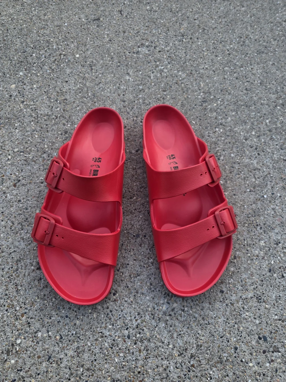 Birkenstock Double-Buckle Slide Sandals Men Size 12.